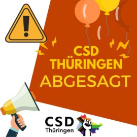 CSD Thüringen - Wir sind dabei!