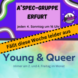 Young & Queer - Unfortunately canceled today!