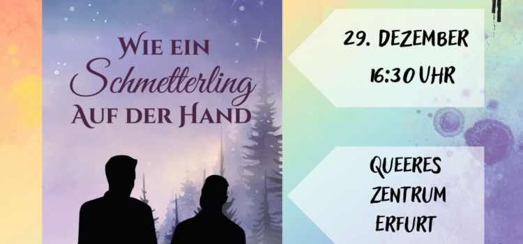 Reading and meeting café: Reading by Christine Lange on the book “Like a butterfly on the hand”