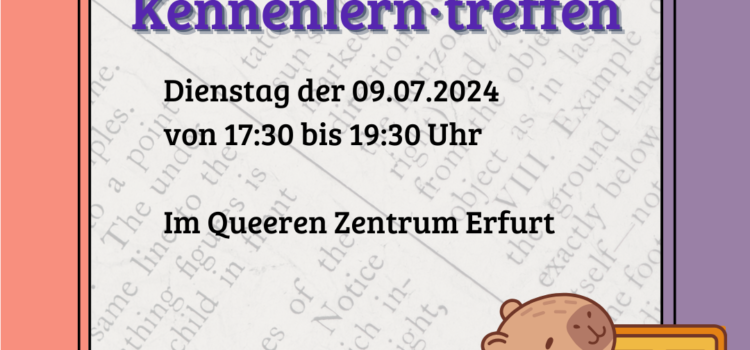 Queer Reading Group – Introductory Meeting