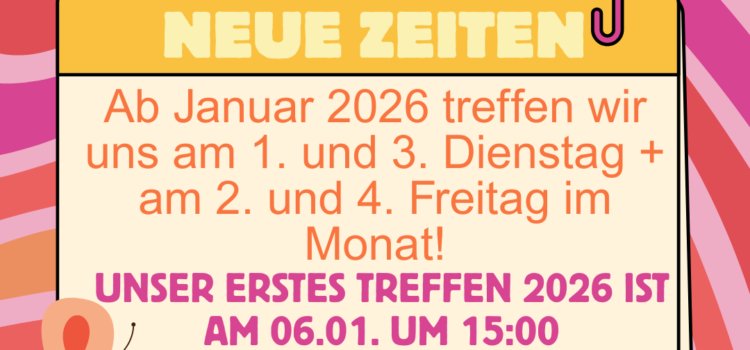 Neue Zeiten für Young and Queer!