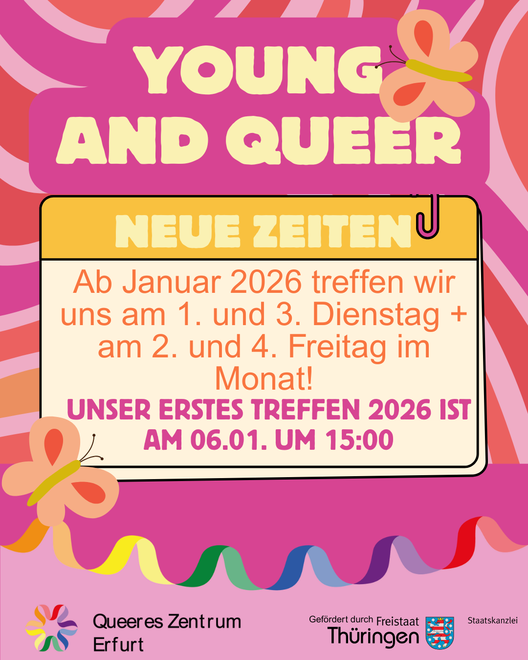 Neue Zeiten für Young and Queer!