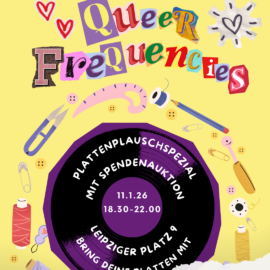 Creative Group Special: The Plattenplausch Special, Queer Frequencies 🔉at the Jederkann Gallery