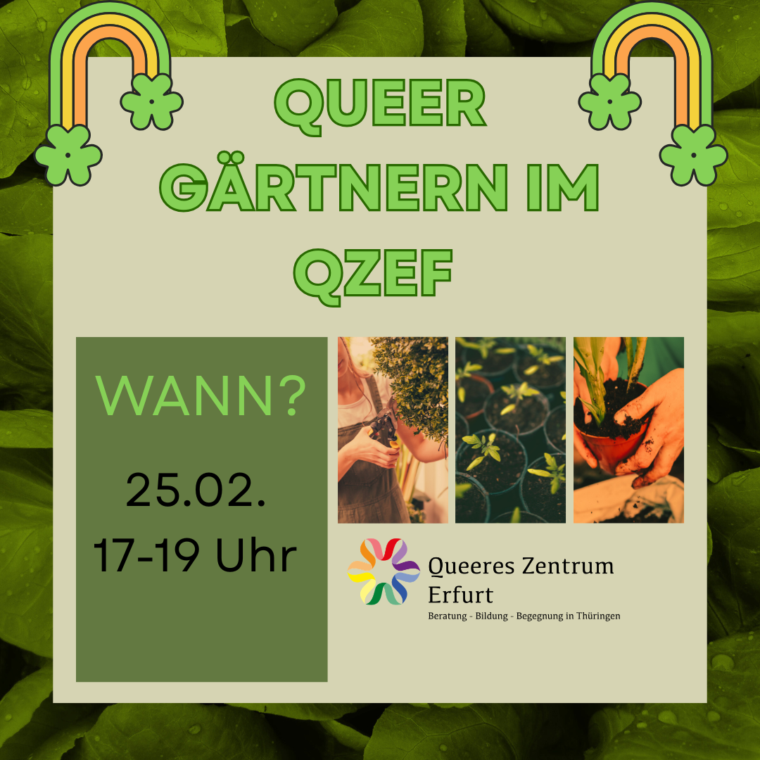 Neue Gruppe: Queeres Gärtnern