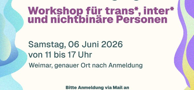 Spiel, Spaß, Selbstverteidigung: Workshop für TIN* Personen Spiel, Spaß, Selbstverteidigung: Workshop für TIN* Personen