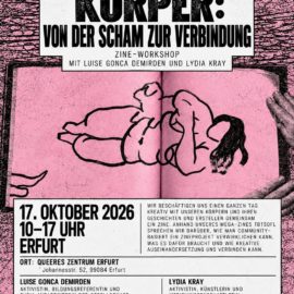 Körper: von der Scham zur Verbindung | Zine-Workshop mit Luise Demirden und Lydia Kray